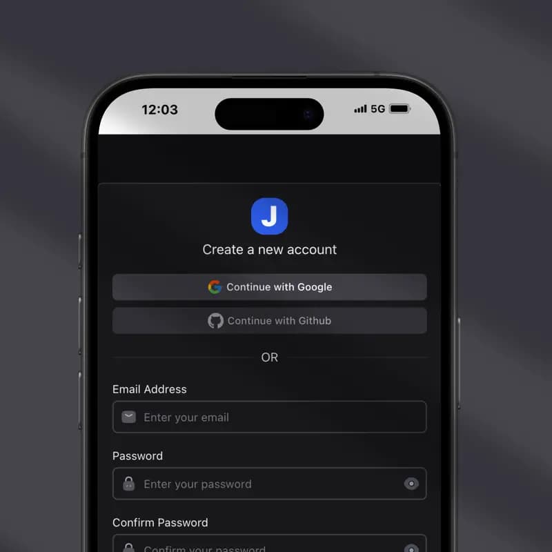 Create Account  